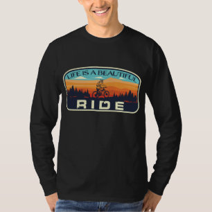 Mountain Bike Biking Cycling Retro MTB Trail Enthu T-Shirt