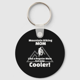 Mountain Bike Biking Gift For Biker Mom  Key Ring