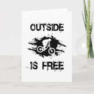 Mountain Bike Biking MTB Cycling Bicycle Gift Idea Card