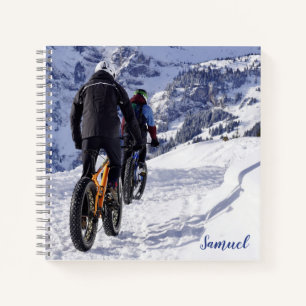 Mountain Bike Boy Spiral Notebook