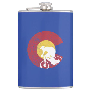 Mountain Bike Colorado Hip Flask