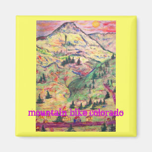 mountain bike colorado magnet