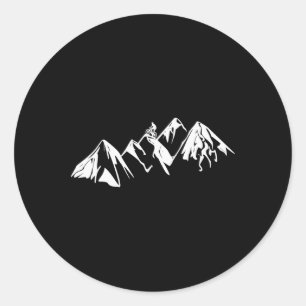 Mountain Bike Colorado Mtb Biking Riding Trails Me Classic Round Sticker