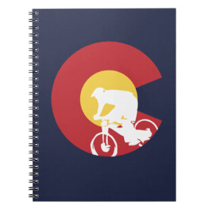 Mountain Bike Colorado Spiral Notebook