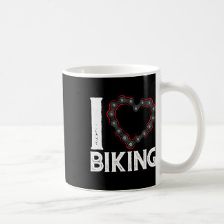 Mountain Bike Cycling Bicycle I Love Biking Coffee Mug