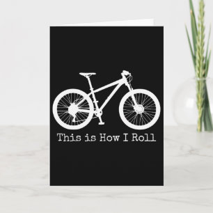 Mountain Bike Cycling Mtb Bicycle Cycling Funny Card