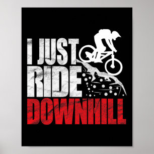 Mountain Bike Design For Mtb Downhill Biking Poster