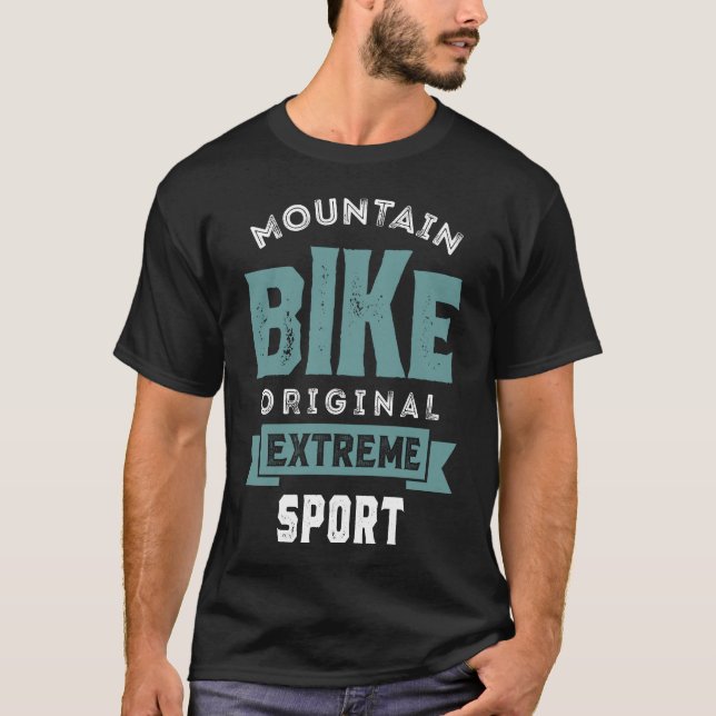 Mountain Bike Design T-Shirt (Front)