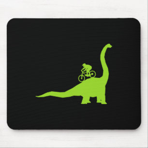 Mountain Bike Dinosaur Mtb Biker Cyclist  Mouse Pad