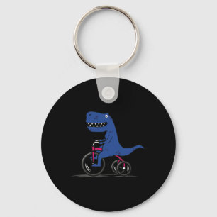 Mountain Bike Dinosaur . Mtb Biking Tee Key Ring