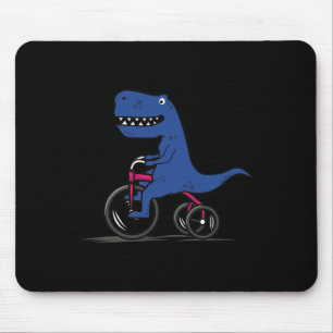 Mountain Bike Dinosaur . Mtb Biking Tee Mouse Pad