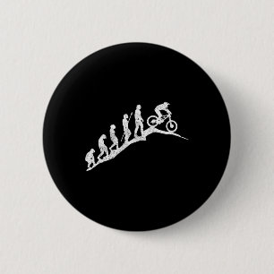 Mountain Bike Downhill Evolution Mtb Biking Funny  6 Cm Round Badge