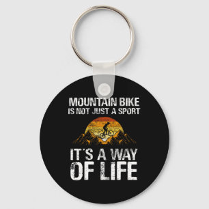 Mountain Bike Downhill - Mountain Biking Mtb Key Ring