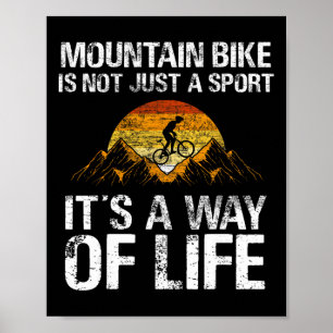 Mountain Bike Downhill - Mountain Biking Mtb Poster