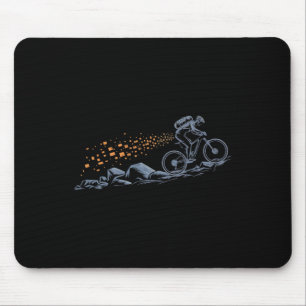 Mountain Bike Downhill Mtb Biking Biker Gift _1 Mouse Pad