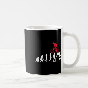 Mountain Bike Evolution Mtb Crash Biker Cyclist Coffee Mug