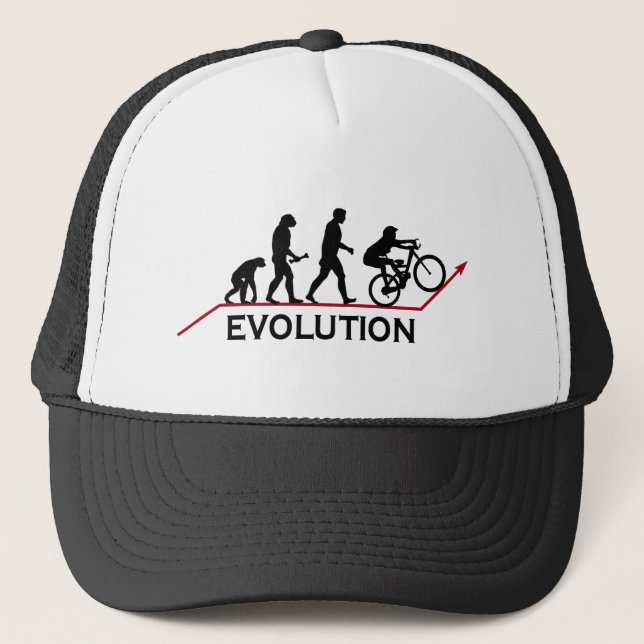 Mountain Bike Evolution Trucker Hat (Front)