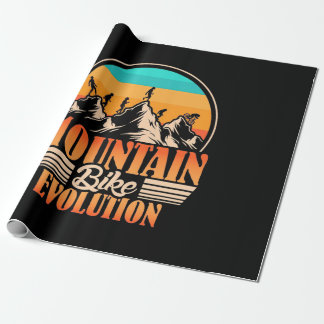 Mountain Bike Evolution Wrapping Paper