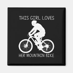 Mountain Bike For Girls Kids Mtb Mountain Biking B Magnet