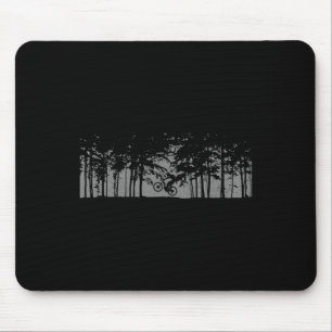 Mountain Bike Forest Mtb Biking Downhill Mountain Mouse Pad
