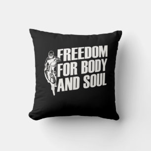 Mountain Bike Freedom For Body And Soul Cushion