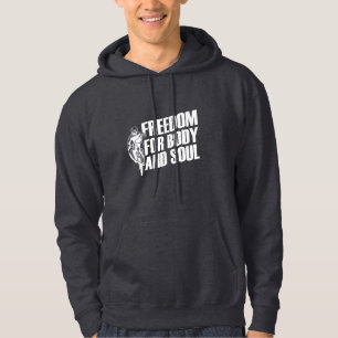 Mountain Bike Freedom For Body And Soul Hoodie