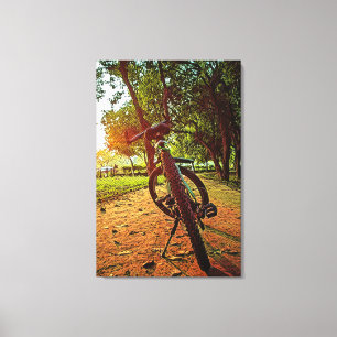 mountain bike gifts canvas print