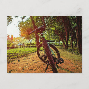 mountain bike gifts postcard