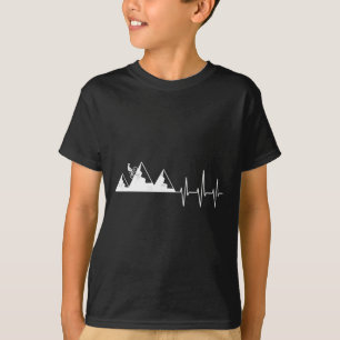 Mountain Bike Heartbeat Outfit Love Cycling Biker T-Shirt