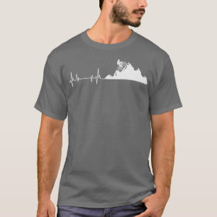 Mountain Bike Heartbeat  T-Shirt