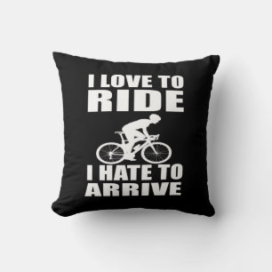 Mountain Bike Humour - Biking Quote - Funny Cyclin Cushion
