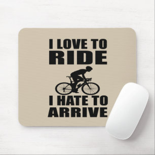 Mountain Bike Humour - Biking Quote - Funny Cyclin Mouse Pad