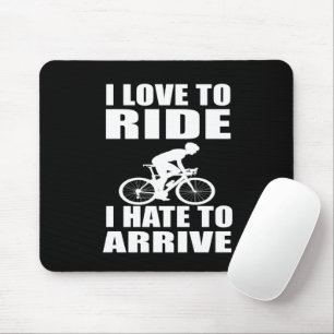 Mountain Bike Humour - Biking Quote - Funny Cyclin Mouse Pad