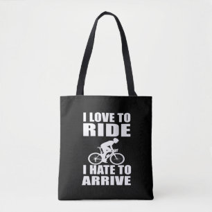Mountain Bike Humour - Biking Quote - Funny Cyclin Tote Bag
