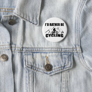Mountain Bike Humour - Funny Cycling 6 Cm Round Badge
