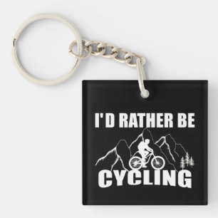 Mountain Bike Humour - Funny Cycling Key Ring