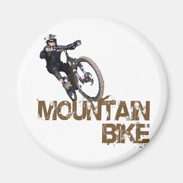 Mountain Bike Magnet (Front)
