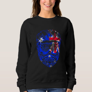 Mountain Bike Motorcycle Helmet Australia Flag Sweatshirt