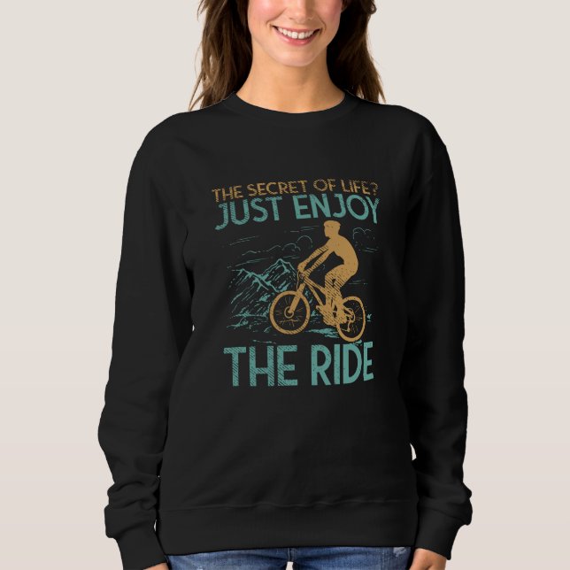 Mountain Bike Mountain Biker Sweatshirt (Front)