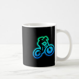 Mountain Bike Mtb Biker Kids Boys Downhill Biking Coffee Mug