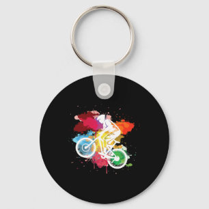Mountain Bike Mtb Biking Gift  Key Ring