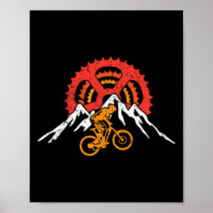 Mountain Bike Mtb Biking Poster