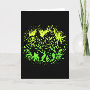 Mountain Bike Mtb Cycling Men Kids Boys Downhill Card