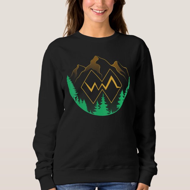 Mountain Bike Mtb Diamant Trail Downhill Sweatshirt (Front)