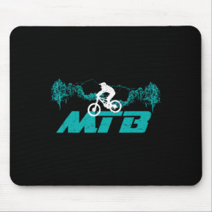 Mountain Bike - Mtb Downhill Biking Biker Gift  Mouse Pad