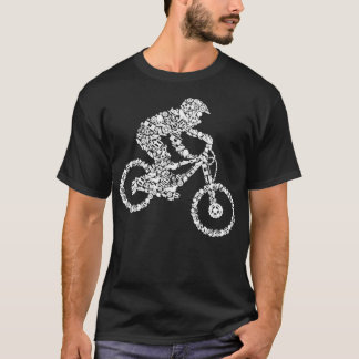 Mountain Bike MTB Downhill Biking Cycling Biker Bo T-Shirt