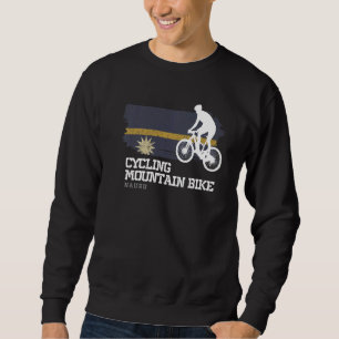 Mountain Bike Nauru Mtb Downhill Biker Biking Cycl Sweatshirt