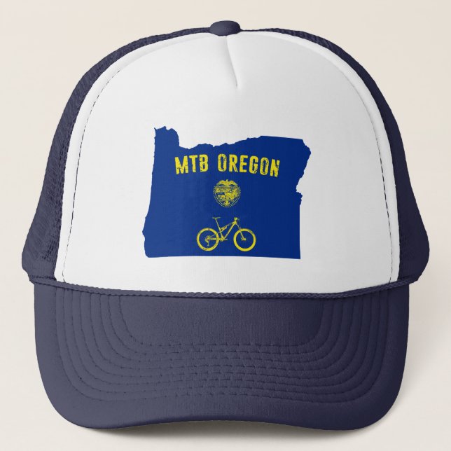 Mountain Bike Oregon Trucker Hat (Front)