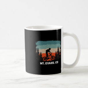 Mountain Bike Retro Sunset Vintage Mt. Evans, Co Coffee Mug