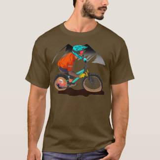 Mountain bike rider orange T-Shirt